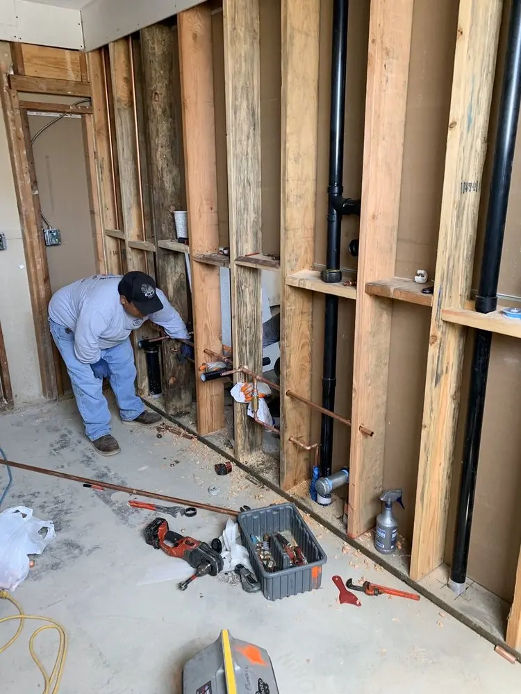 Commercial rough-in plumbing for Gas Line Repair in Expo Park